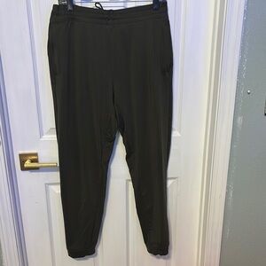 All in Motion Black Joggers with Tapered Fit and Smooth Fabric